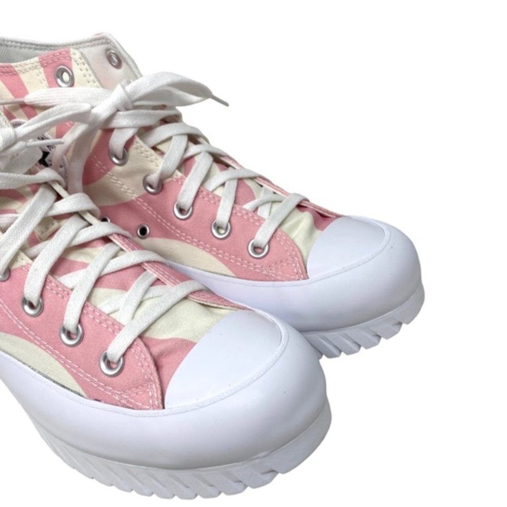 Converse Chuck Taylor Lugged 2.0 Shoes Pink Candy High Top Canvas Women A10020C - Picture 5 of 10